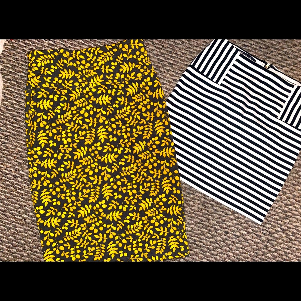 LuLaRoe and Forever 21 skirts